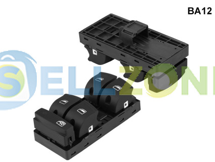 Διακόπτης Παραθύρων Αυτοκινήτου για 4 ηλεκτρικά παράθυρα για Audi A3 8P A6 C6 Q7 - BA12